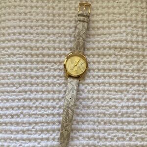 Michael Kors Gold and Cream Women's Watch